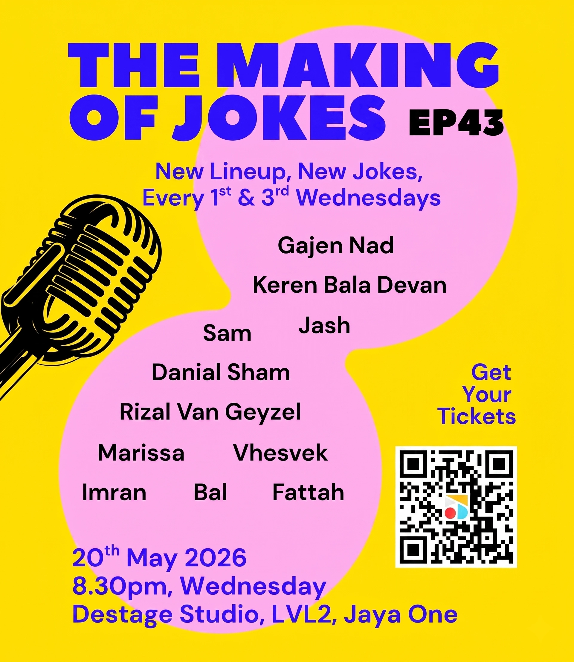 The Making of Jokes. Back at Jaya One.